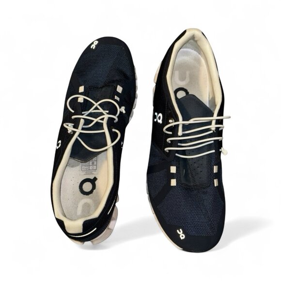 On Cloud Men’s Running Gym Shoes Size 10 Midnight Navy White Lightweight Causal - Picture 3 of 7